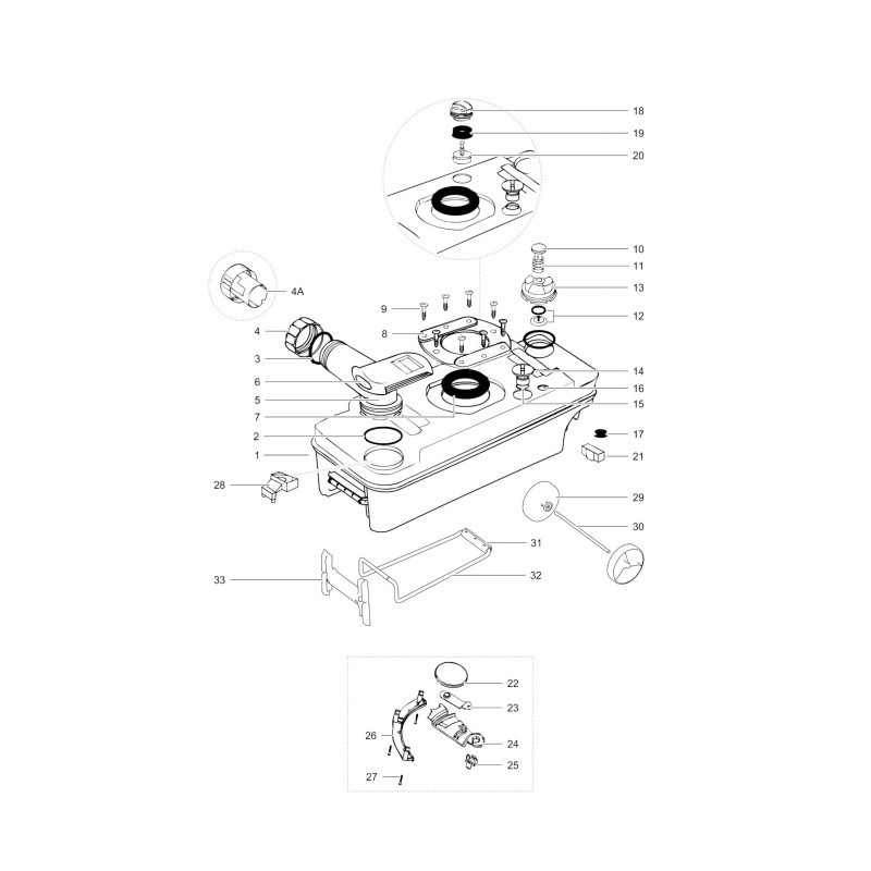 FRESH UP SET C2/C3/C4 SX CON MANIGLIA E RUOTE