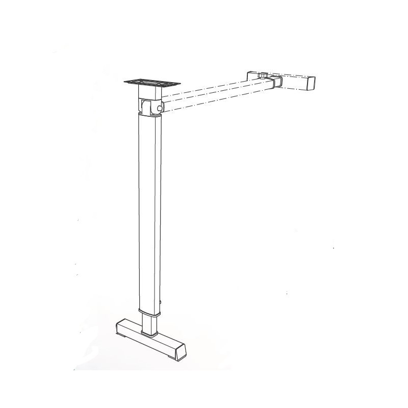 STASR 8 - GAMBA a T alluminio LIPPERT 60x32 mm...