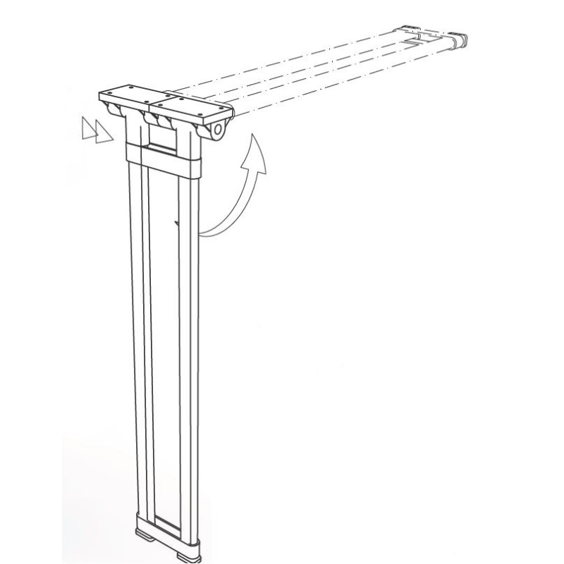 COMET 2 - LIPPERT H720 PATA doble oval plegable