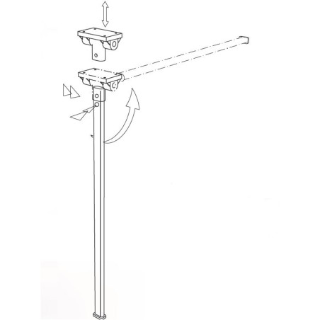 COMET 4 - LIPPERT plegable PATA ovalada H720