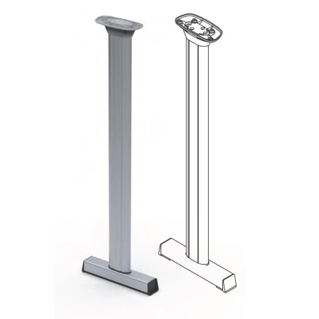 MOON 2 - LEG with T-foot LIPPERT H750