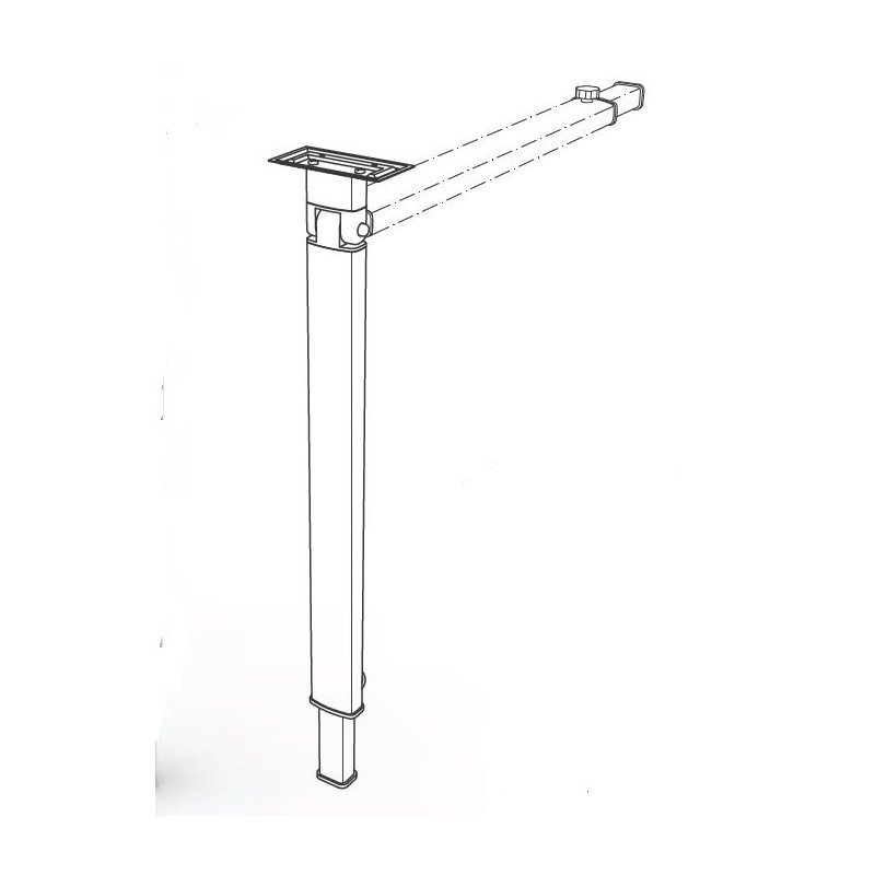 STAR 5 - PIED repliable + télescopique LIPPERT...