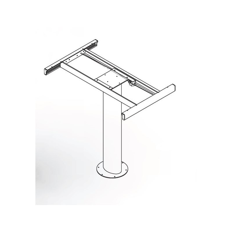 COSMO 3 - SUPPORTO TAVOLO LIPPERT H740 mm