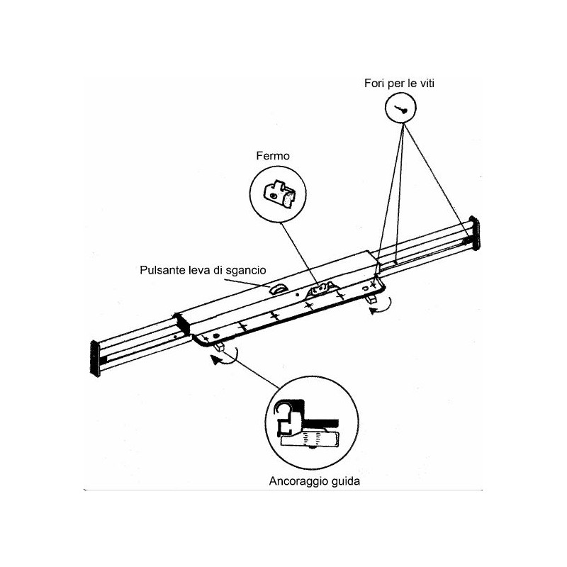 Tischläufer aus Aluminium mit Bettauflage