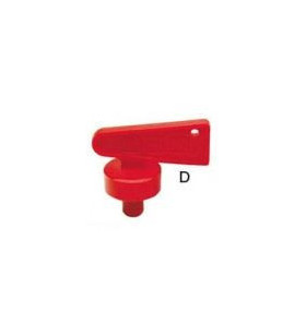 Integral watertight spare key for 100A battery switch