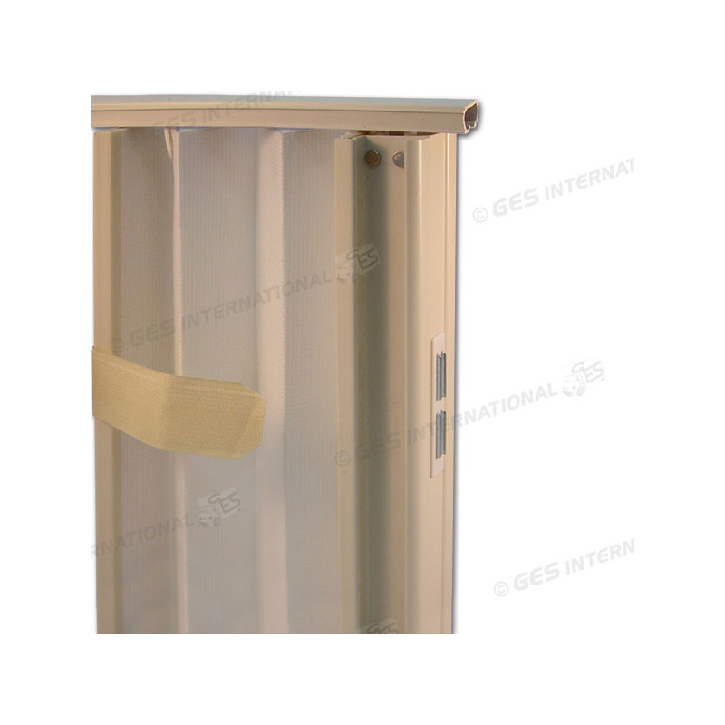 Separador de telas 1,9x1,2 m color crema