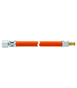 Tubo flessibile BP 150cm gomma innesto rapido 1/4 Sx