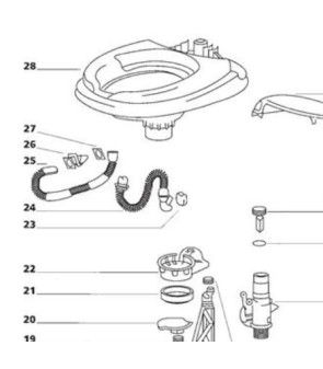 THETFORD Central Aqua Magic IV toilet gasket - 12481