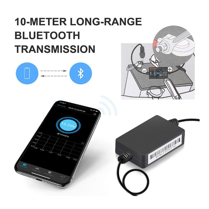 HABA - Moniteur de batterie Bluetooth BM2