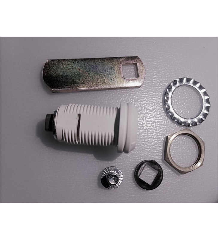 WHITE LOCK 180 ° MOVEMENT EU DOORS without rotor