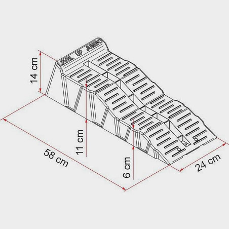 Kit Level Up Jumbo Gris 2 niveaux 8t AVEC SAC FLAMME