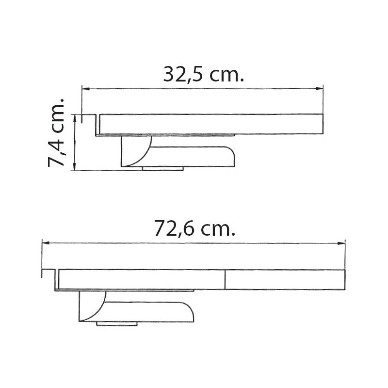 Porte coulissante plafond LCD 12731 / 30A1 / 01/00