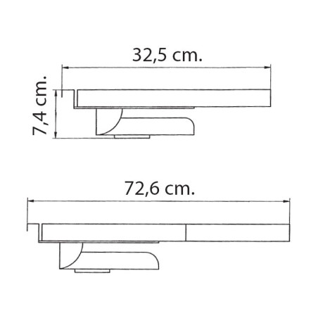 Porte coulissante plafond LCD 12731 / 30A1 / 01/00
