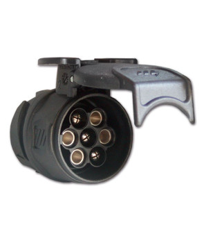 Mikroadapter STECKER 13/7-polig BUCHSE mit Abdeckung