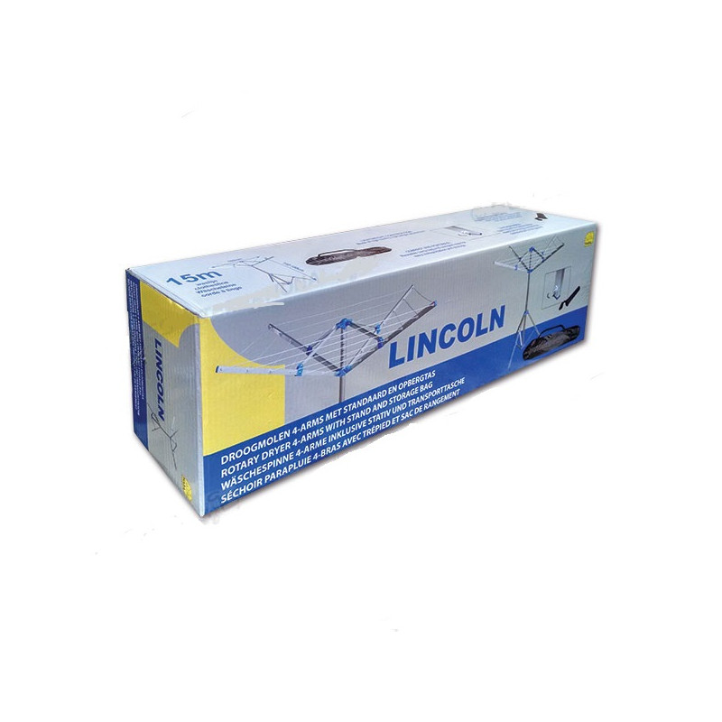 Corde à linge rotative avec trépied