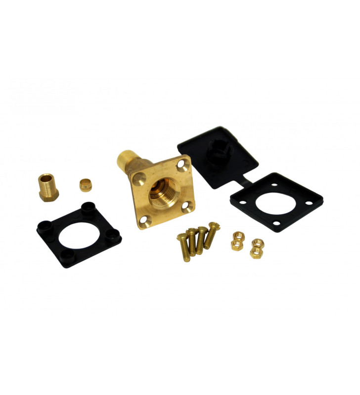 Toma para tubo cobre 8 mm recta carga gas W21.8