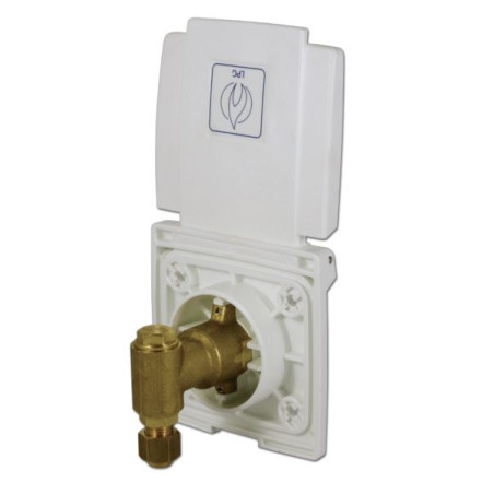 Prise de gaz externe avec connexion sécurisée