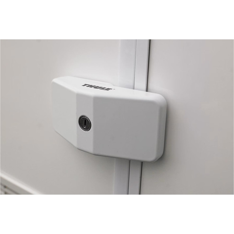 Serrure de porte THULE avec contreplaque 3 pièces