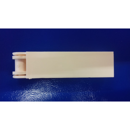 Ivory plastic doorstop up to 45mm block