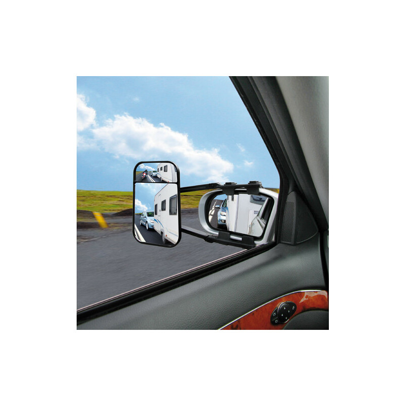 LAMPA additional double lens mirror for towing...
