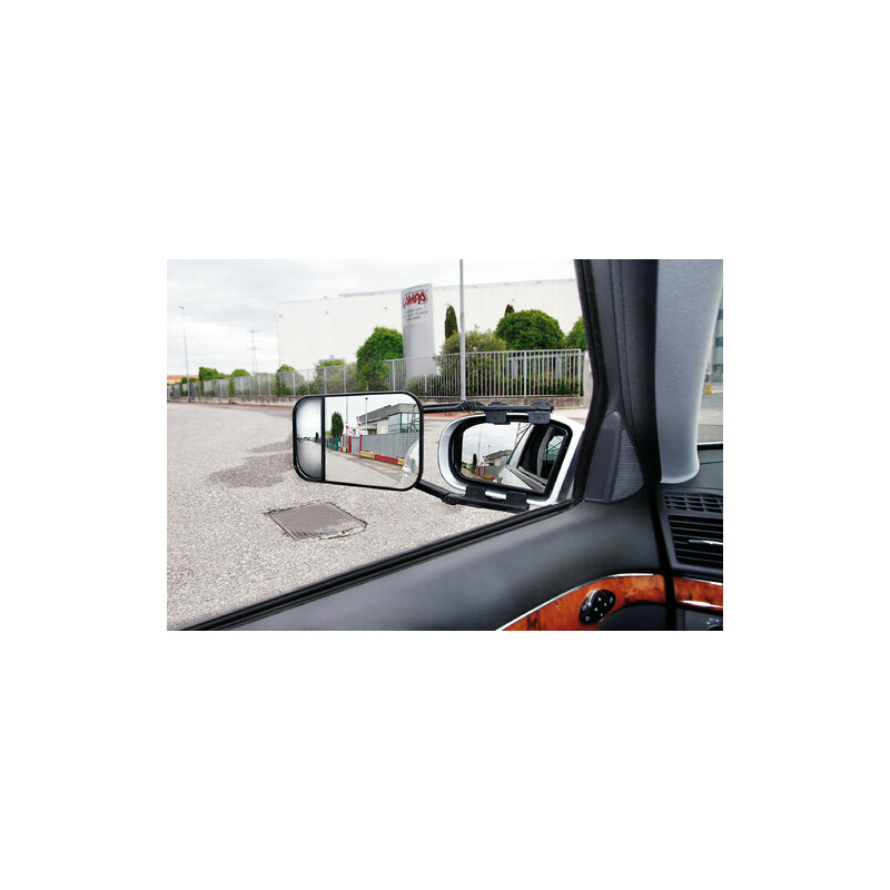 LAMPA additional double lens mirror for towing...
