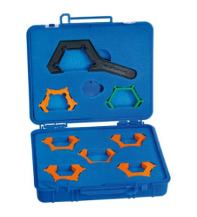 European gas nut locking wrench set