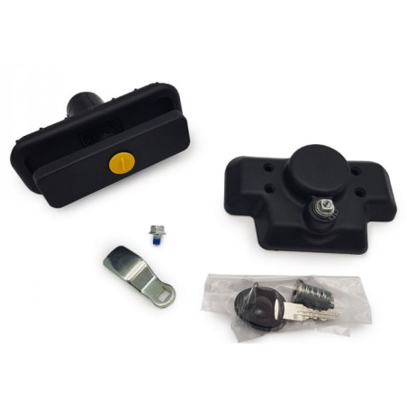 FAP Serratura TWIN 1212 FAP a compressione nera con chiavi