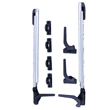 Blister consisting of 1 right compass - 1 left compass - 3 handles - 5 stops for wall hole H400-450 mm