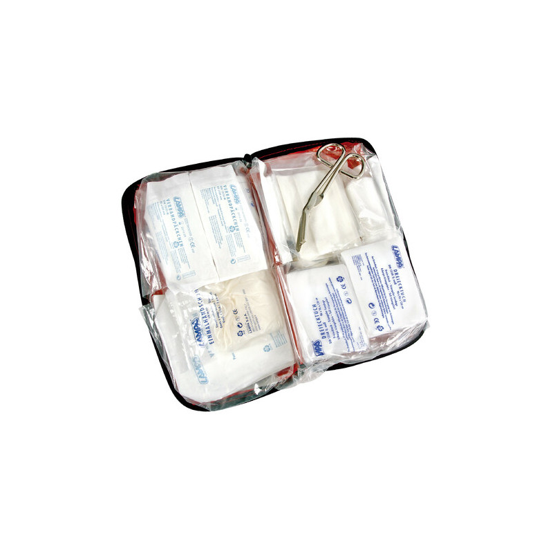 First aid kit in nylon bag