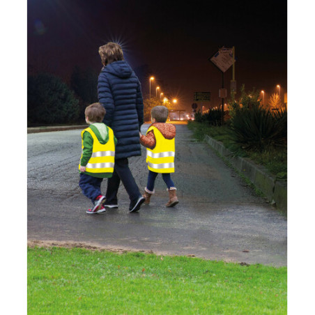 CHALECO DE SEGURIDAD PARA NIÑOS AMARILLO