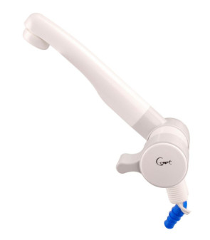 Mezclador automático COMET, blanco/gris, orificio de 27 mm, conexiones PG