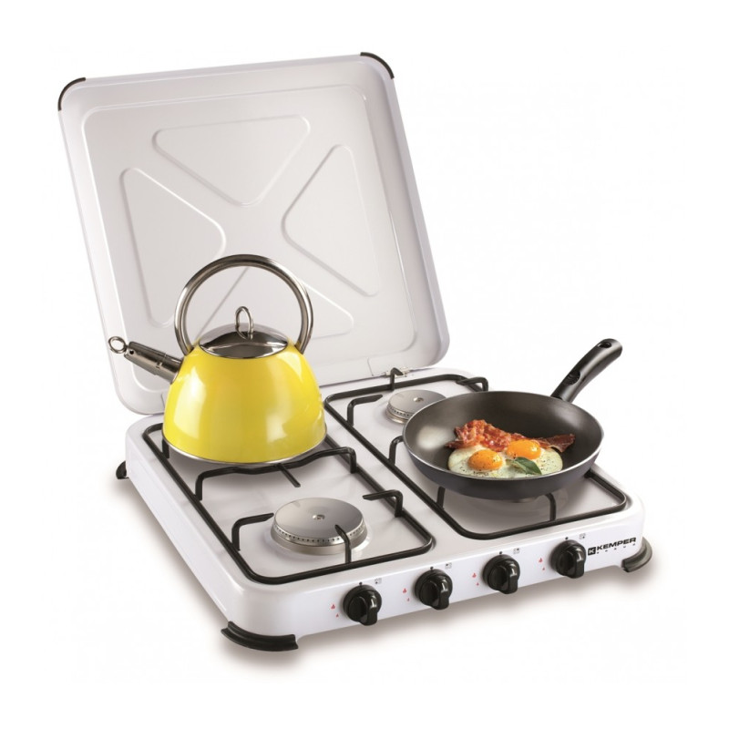 Fornello smaltato KEMPER GPL a 4 fuochi