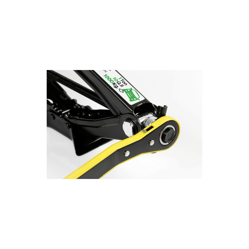 Cric a pantografo LAMPA con cricchetto da 1000 kg