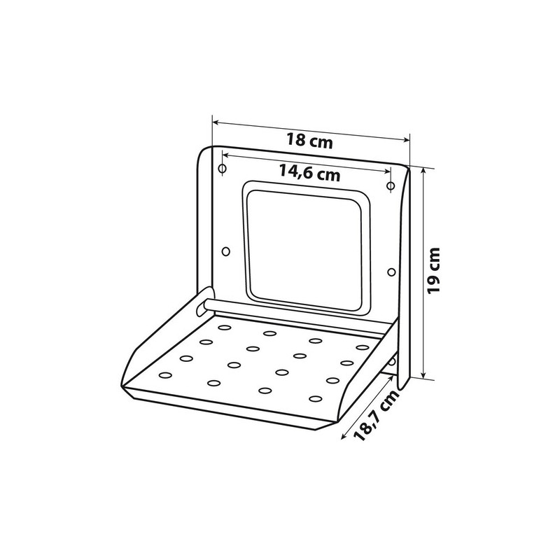 Plataforma de acceso en acero galvanizado de...