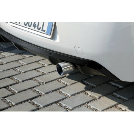 Tubo de escape de acero inoxidable pulido Ø 55-70 mm