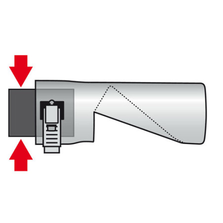 Terminale di scarico inox lucidato Ø 55-70 mm