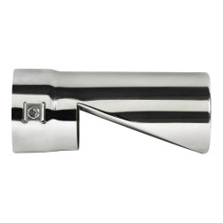 Polished stainless steel tailpipe Ø 55-70 mm 2