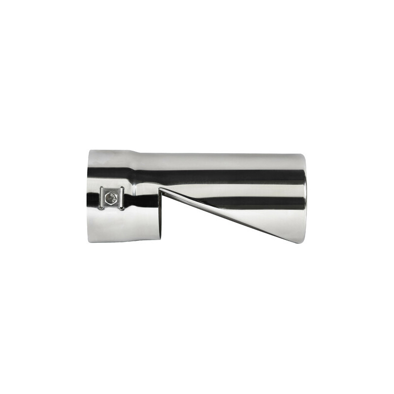 Poliertes Edelstahl-Endrohr Ø 55-70 mm