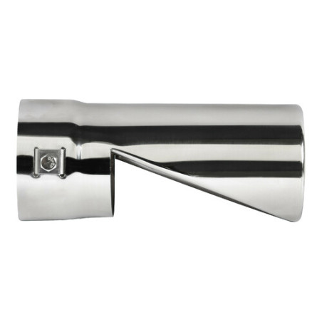 Sortie d'échappement en acier inoxydable poli Ø 55-70 mm