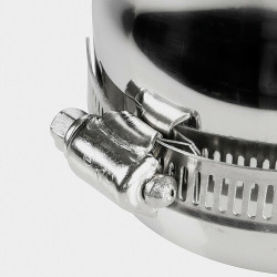 Poliertes Edelstahl-Endrohr Ø 34-51 mm 2