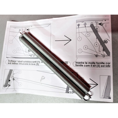 Gruppo sostituzione leve gradino 10574-00 prima della matricola 158044