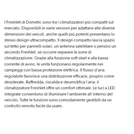 Difusor clásico del acondicionador Freshjet 2200 incluido