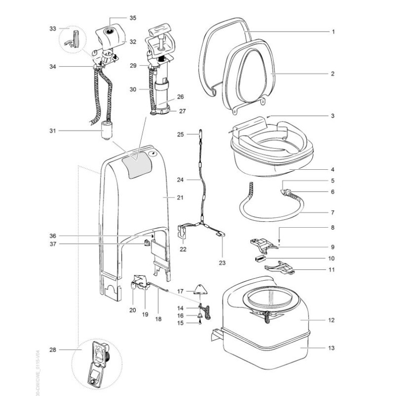 Bec+Joint+Tube cassette C200 - 2371062