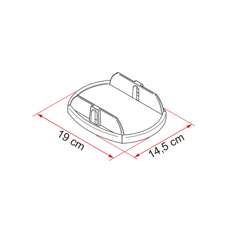 Plates Pro Grey FIAMMA 4 pezzi 97901-057