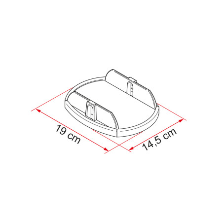 Plates Pro Grey FIAMMA 4 pezzi 97901-057