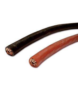 6 mmq schwarzes Stromkabel