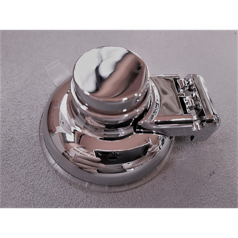 NEUER verchromter Saugnapf mit Pumpenverschluss...