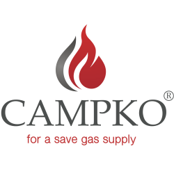 CAMPKO 18,2 lt composite gas cylinder 80% refillable 2