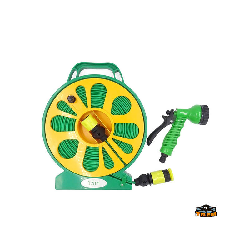 Flat hose reel 15 meters