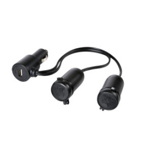 SPINOTTO USB CON DOPPIA PRESA TIPO ACCENDISIGARI 12/24V